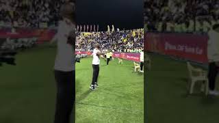 من تالته شمال بصوت شيكابالا مع جمهور الزمالك فى قطر