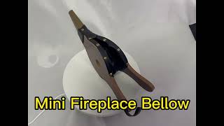 mini  fireplace bellow