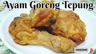 Resepi Ayam Goreng Tepung 3 bahan mudah Simple sedap 😋😋