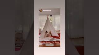 Teepee XL Portable Play Tent for Kids | Tipi Indoor & Outdoor White Playhouse Tent