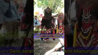 Aksi Lucu Ki rambut Bledek di Jaranan Kanaya Santi Manunggal #shorts