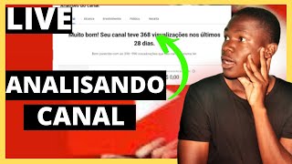 Live para Youtubers! Analisando canal para crescer no youtube