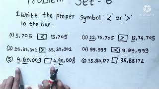 Problem Set 6 | Class 5 | Number work Chapter number 2