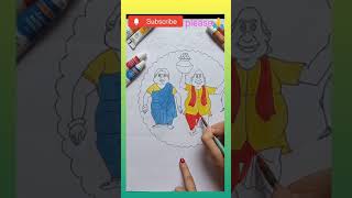 Jamai sosthi special drawing##jamai sosthi drawing#cartoon#gopal var drawing#youtubeshorts##shorts##