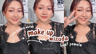 Tutorial makeup wisuda natural pakai product affordable murah untuk pemula