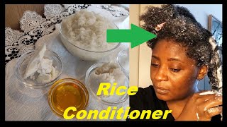 How to make a super moisturizing Rice Hair Conditioner