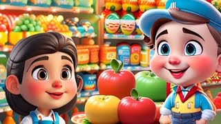 Humpty Dumpty Grocery Store -English KIDS Nursery Rhymes & Kids Songs