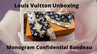 Unboxing Louis Vuitton Monogram Confidential Bandeau| Jasmin Sparkle