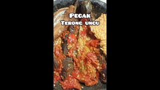 Pecak Terong Ungu,menu masakan sederhana tapi super nikmat#shorts#menuharian#pecakterong