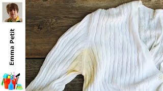 Éliminez les taches de sueur jaunes sur vos vêtements blancs : astuces de lavage efficaces