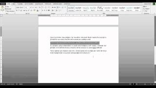 2 - Microsoft Word Dersleri - Yazı Stili Oluşturmak