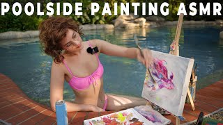 Painting a Betta Fish in a Bikini: Poolside Palette: ASMR Painting and Chit-Chat