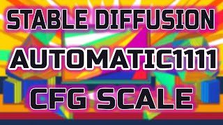 Интерфейс Automatic1111 для нейросети Stable Diffusion и параметр CFG Scale