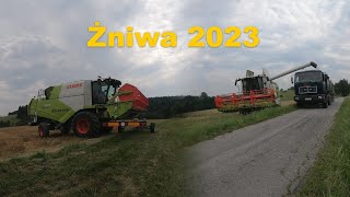 Żniwa Owsa 2023 ✔ Claas Tucano 320 w akcji ✔ Owies pod kose ✔