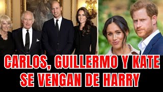 Conspiración: Carlos, Guillermo y Kate se vengan de Harry y Meghan