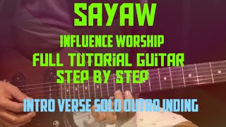 Sayaw influence worship full tutorial guitar step by step