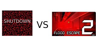 Geometry Dash Shutdown VS Roblox FE2 Shutdown!