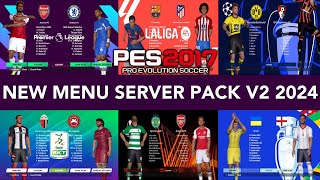 PES 2017 | NEW MENU SERVER PACK V2 23-2024 | 1/6/24 | PC