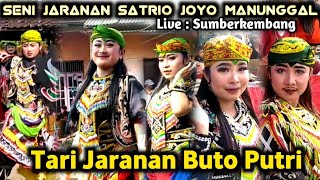 Buto Putri Jaranan Satrio Joyo Manunggal Cantik Poll live Sumberkembang Tegalsari