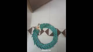 Paper Christmas Wreath. Merry Christmas 🎄☃️✨. Video #195