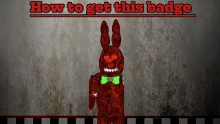 how to get this brand new badge in the game called:The Fnaf Over Clock Time Rp 😃