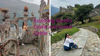 Exploring Gaudi’s Castle and Grosio Castle🏰(Sondrio Italy)