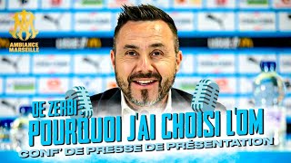 #dezerbi explique pourquoi il a choisi l'#OM ! #Olympique #Marseille #ConférenceDePresse #MercatOM