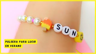 ☀️ PULSERAS de HILO FÁCILES y BONITAS para el VERANO aprende paso a paso ⛱️ #pulserasdehilo