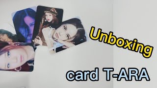 |Unboxing T-ARA|Unbox card T-ARA(card off)티아라 all member