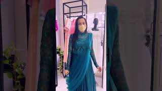 Customised Designer Saree Gown | Designer Saree Gown | Customised Designer Boutique in Adoor