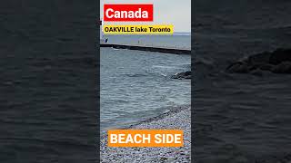 Oakville lake Beach Side #toronto #canada #visa2explore #mississauga #snow # #oakvilleontario