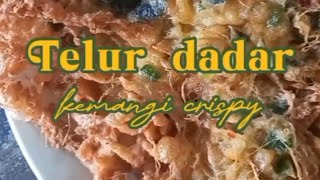 Telur dadar kemangi crispy #telurkribo #telurcrispy #telurdadarcrispy #pamulangfoodies