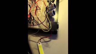 COB led dimming with Arduino pro and sonar Module