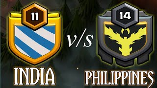 INDIA v/s PHILIPPINES | TROJAN WAR | CLASH OF CLANS