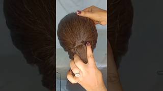 How to hide rubber band for professional ponytail hairstyle part2 #trending #hairstyle #hair #shorts