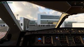 X-Plane 12 A330 check list from cold & dark with new updated FMS