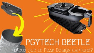 PGYTECH Beetle : le clip de caméra qui surpasse le Peak Design Capture