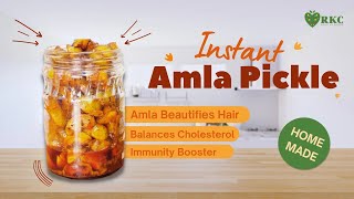 Instant Amla ka Achaar | Amla Pickle | Instant Pickle Recipe | @RuchisKitchenCorner