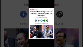 BEDA CARA BAIM WONG VS ARI LASSO UMUMKAN PENCERAIAN #shorts