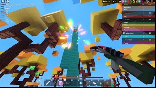 Fireworks+arrows are op in roblox bedwars!!