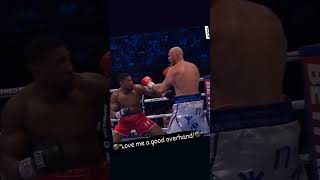 Anthony Joshua overhand