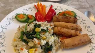 Brunch/fried rice/spring rolls/#shorts