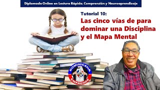 TUTORIAL 10 LECTURA RÁPIDA: LAS CINCO VÍAS PARA DOMINAR UNA DISCIPLINA Y EL MAPA MENTAL