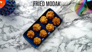 Fried kozhukattai | Fried modak | Wheat modak