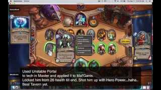 LEGENDARY Mal'Ganis Stealth Lock - Tavern Brawl (Hearthstone) [Mac]