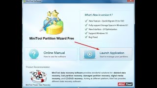 أسهل طريقة لتقسيم الهارد ديسك ببرنامج  minitool partition wizard free وعمل نسخة