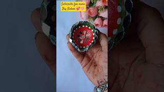 Super duper Easy Diya decoration idea #diy #craft #diya #hacks #diydecor #diwali #youtube #yt #short