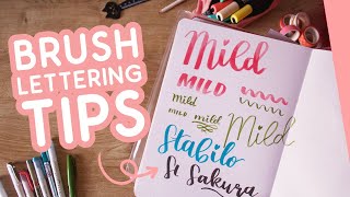 Brush Lettering Tips for Beginners