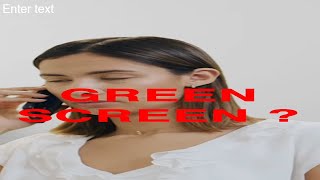 How To Remove Green Screen ?  #greenscreen