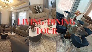 Living & Dining room tour